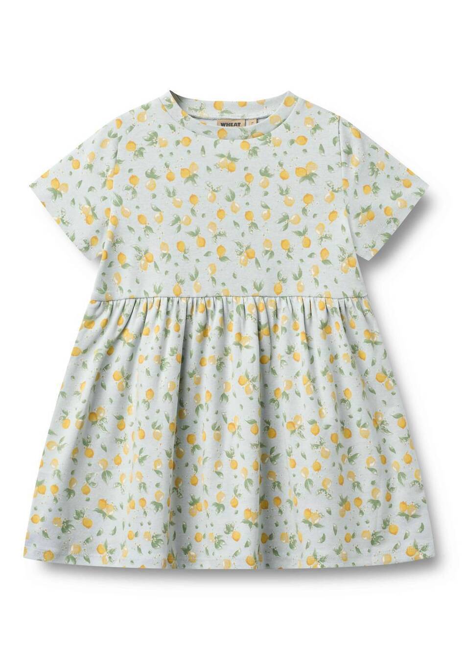 NEW WHEAT kid's anna citrus dress in blue